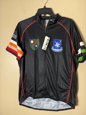 Primal Army Rangers Cycling Jersey‎ XL 1st Battalion Graphic NWT